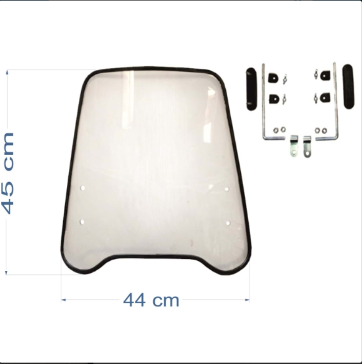 SCOOTER CAM ÖN SİPERLİK KÜÇÜK BOY FİTİLLİ 45*44 CM