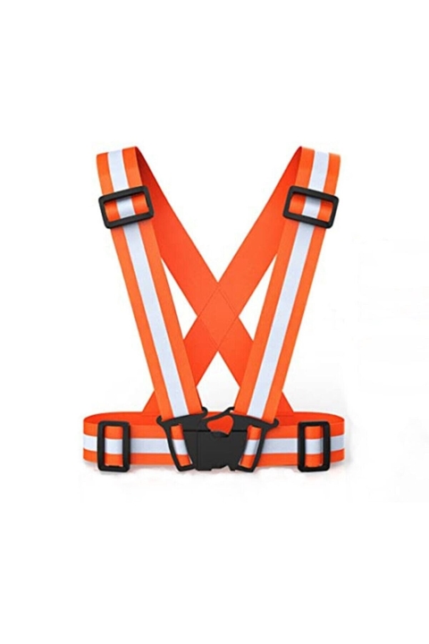 BİSİKLET MOTOSİKLET SCOOTER İKAZ YELEĞİ TURUNCU