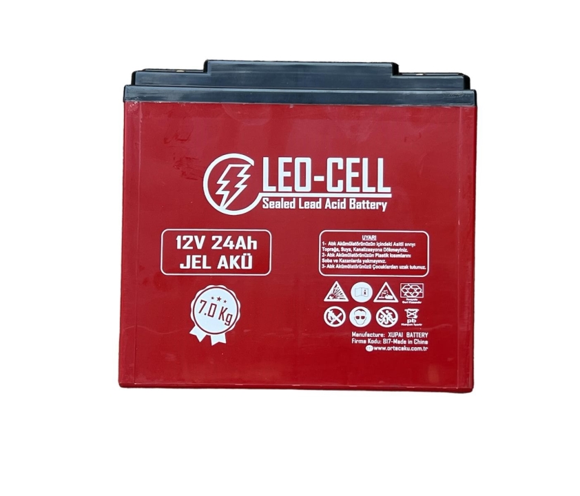 LEOCELL 12V 24 AH DİK AKÜ