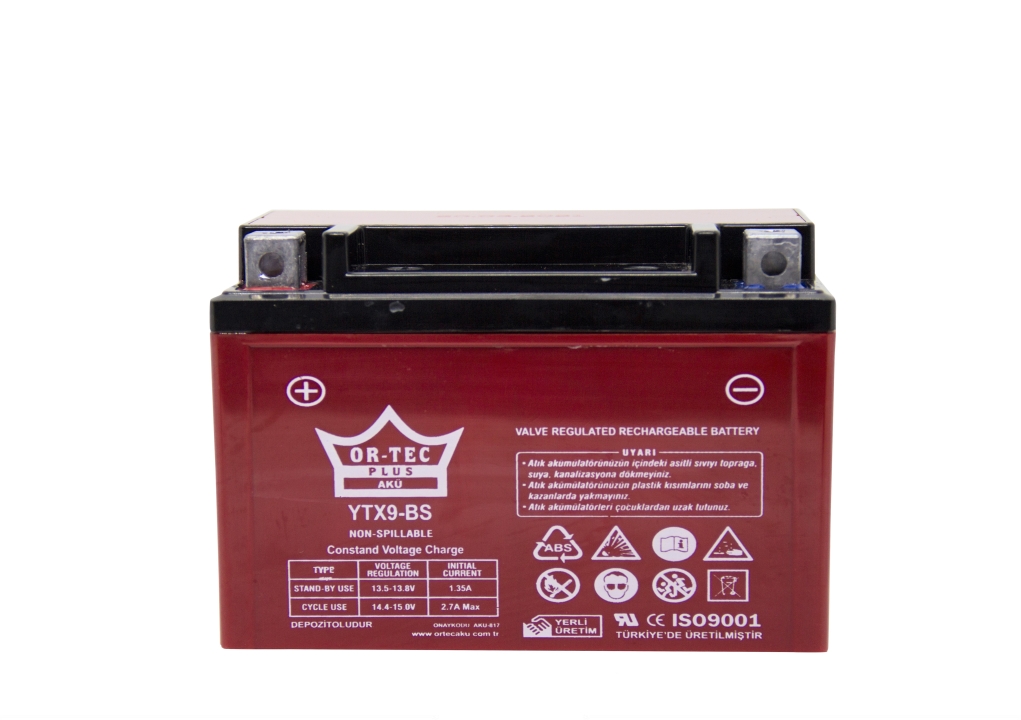 BİCOMAX YTX 9 AKÜ (YATIK)