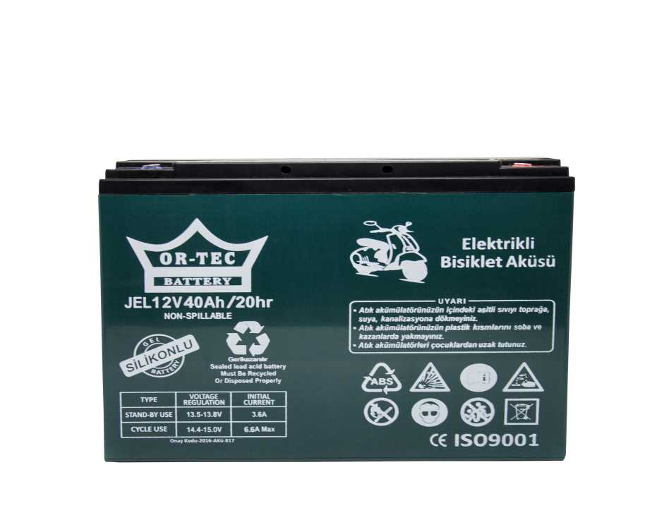 ORTEC 12V 40 AH AKÜ YERLİ 