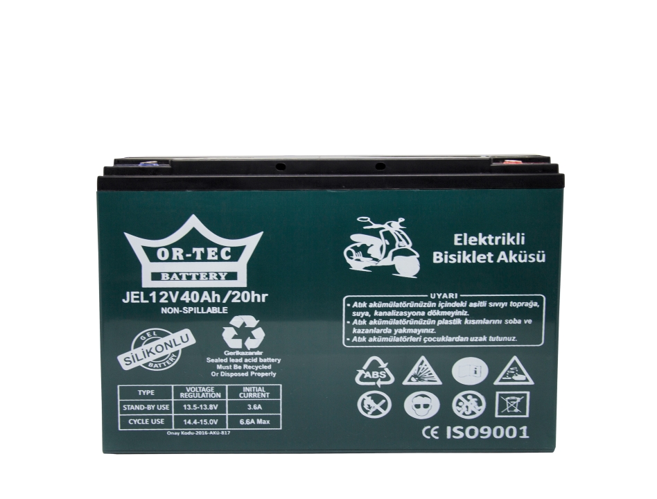 ORTEC 12V 40 AH AKÜ YERLİ 
